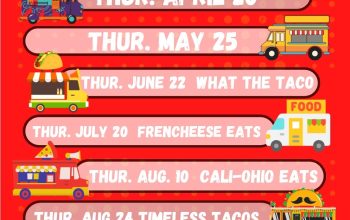 Shenandoah Food Truck Calendar